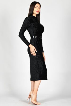 Siyah Kadife Abiye